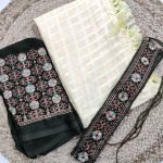 Designer Saree with Work Blouse & Hip Belt | DWB1