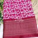 Nira Semi Dola Silk Saree | DSA8