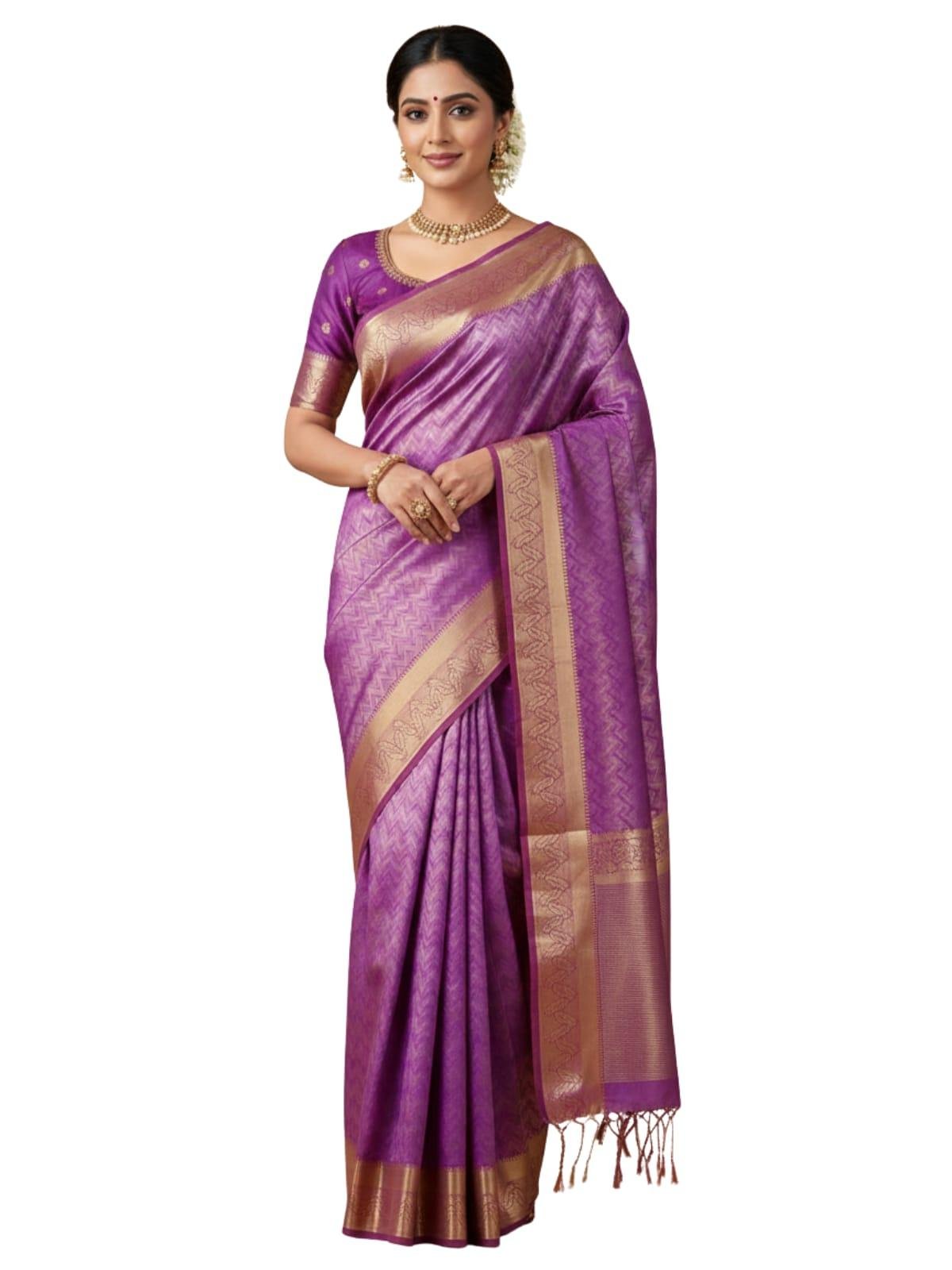 7 (3) Nira Premium Tissue Silk Saree (TSS2) - Image 1