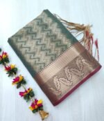 Nira Premium Tissue Silk Saree (TSS2) - Image 2