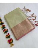 Nira Premium Tissue Silk Saree (TSS3) - Image 3