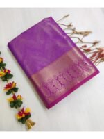 Nira Premium Tissue Silk Saree (TSS3) - Image 3