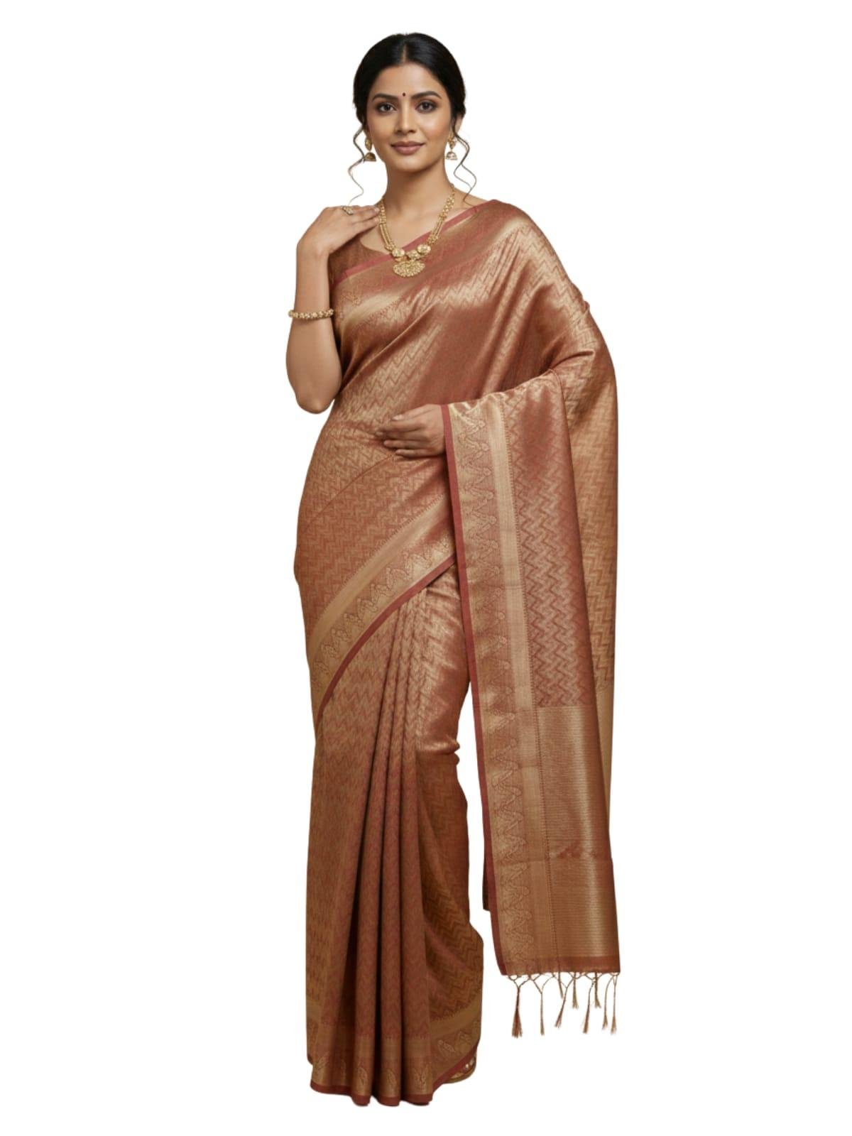 8 (3) Nira Premium Tissue Silk Saree (TSS2) - Image 1