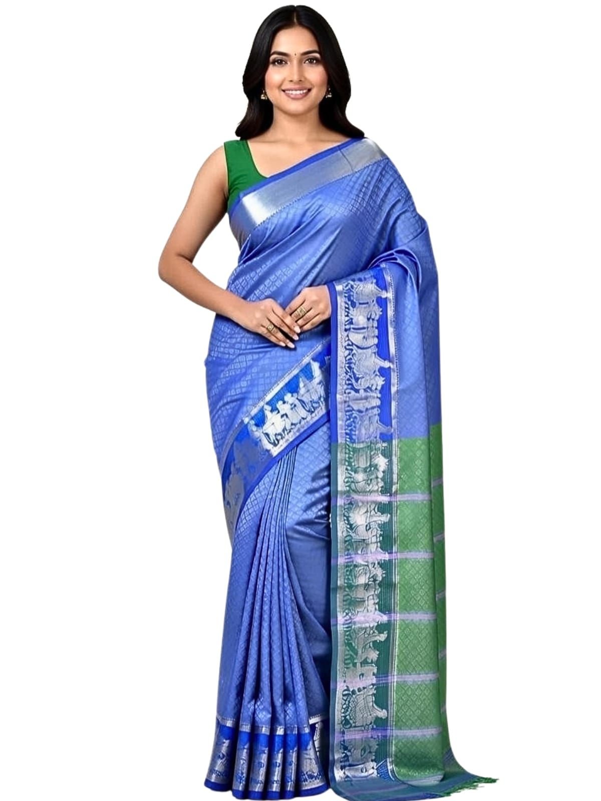 2 Nira Deepam Silk Saree | MO - Image 1