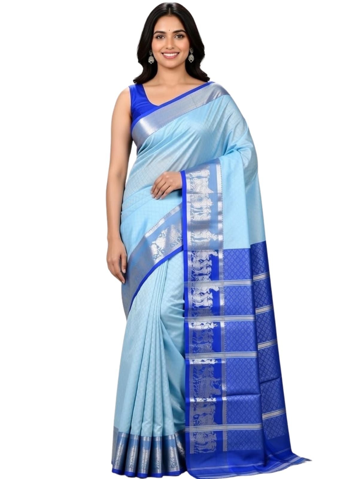 4 Nira Deepam Silk Saree | MO - Image 1