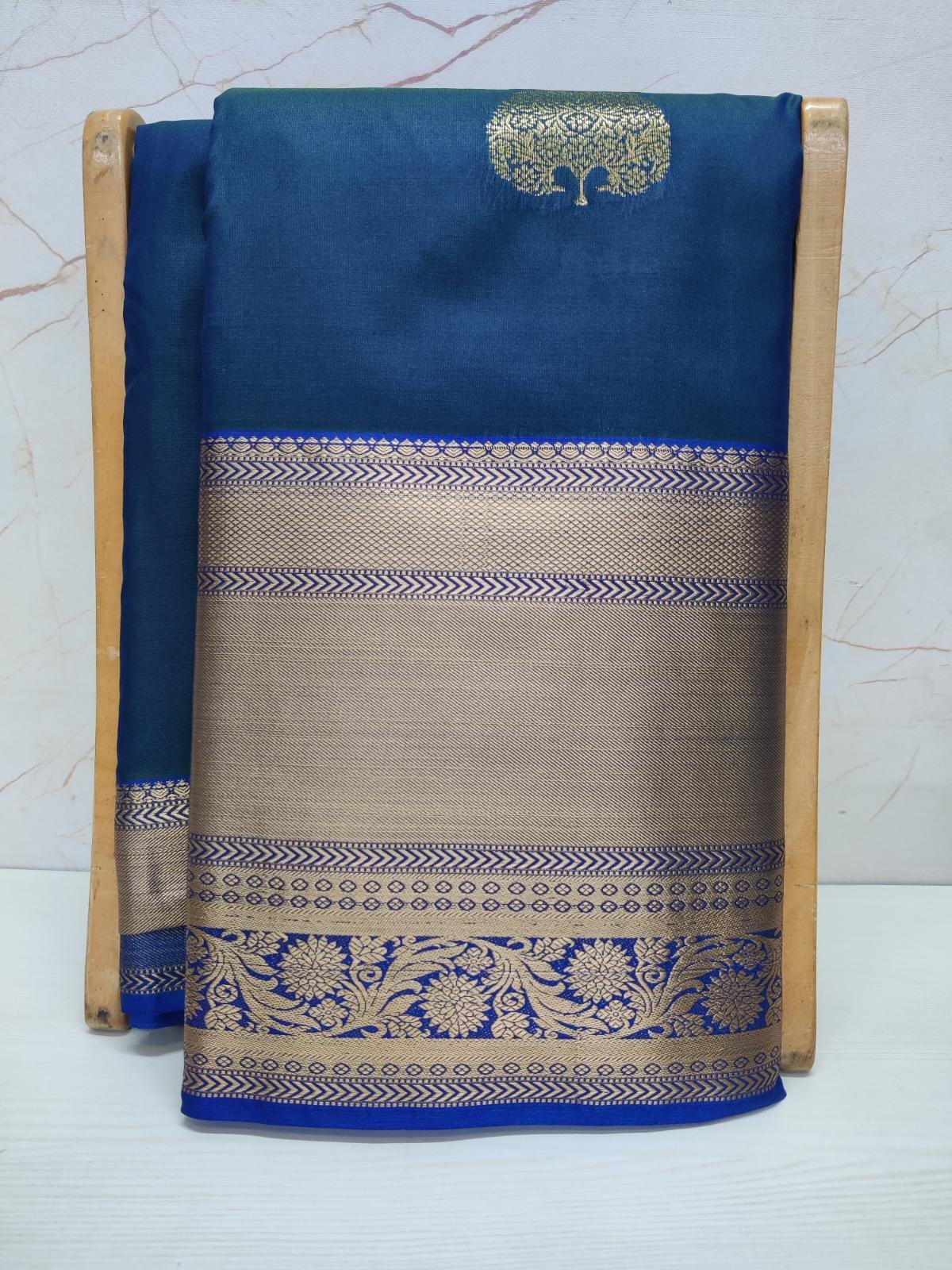 2 (1) Nira Nakshatra Elite Semi Silk Saree | NEP4 - Image 1