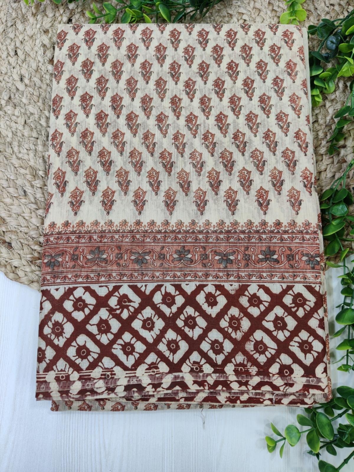 1-1-57.jpg Nira Fusion Cotton Saree | FCS6 - Image 1