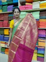 Nira Sowparnika Pattu Saree | 1A14B - Image 3
