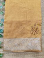 Nira Designer Linen Cotton Saree | DLC2