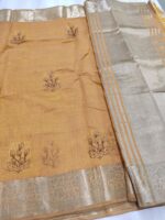 Nira Designer Linen Cotton Saree | DLC2 - Image 2