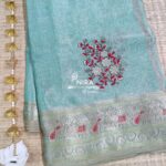 Nira Designer Linen Cotton Saree | DLC5