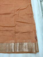 Nira Designer Linen Cotton Saree | DLC3 - Image 3