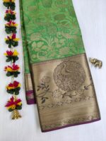 Nira Sowparnika Pattu Saree | 1A14C - Image 2