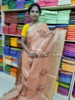 Nira Designer Linen Cotton Saree | DLC5 - Image 2