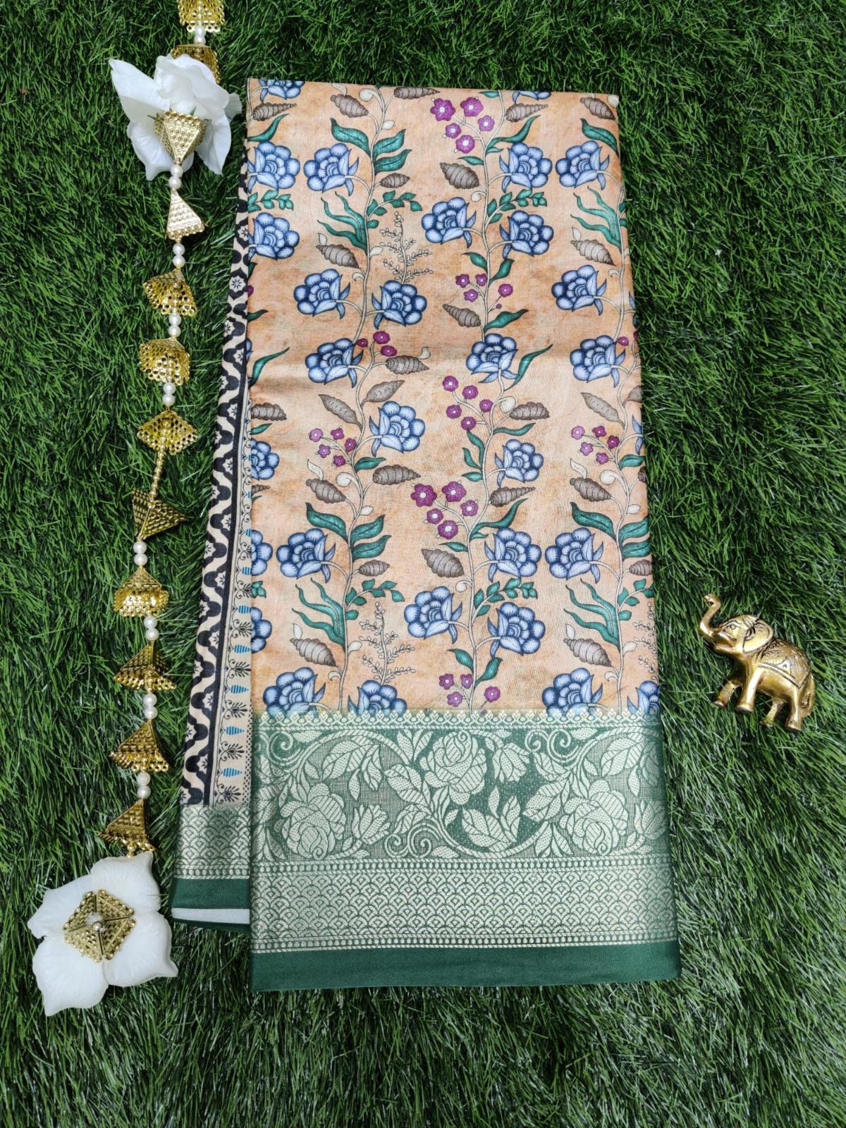 6-1-3.jpg Nira Premium Tusser Silk Saree | TSS - Image 1