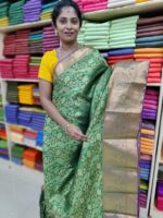 Nira Sowparnika Pattu Saree | 1A14C - Image 3
