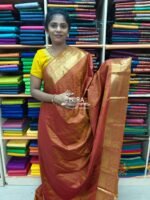 Nira Kanchi Semi Silk Saree | 1EA10 - Image 2